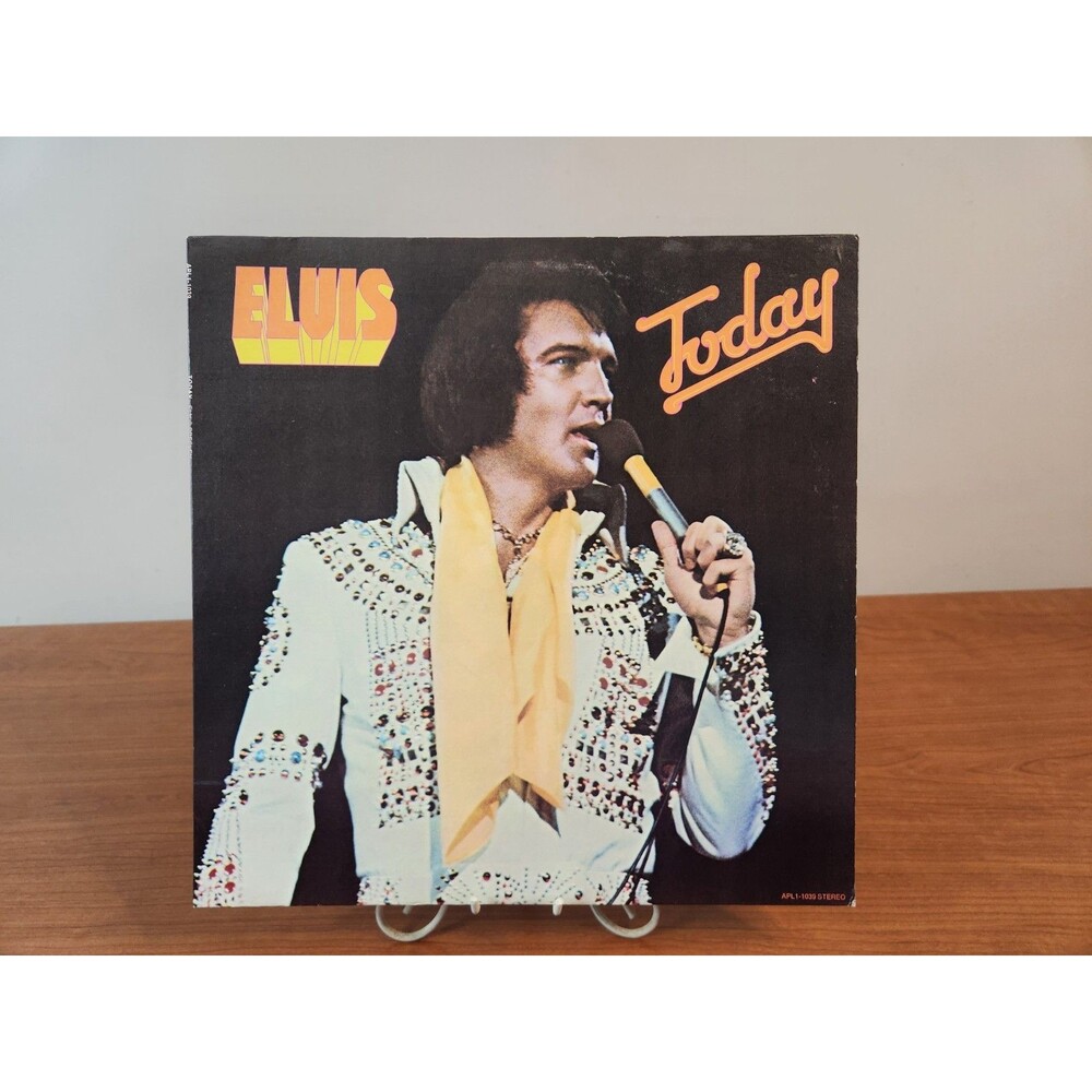 Vintage Elvis Presley – Today LP 1975 RCA Victor Tan Label APL1‑1039 Stereo VG+